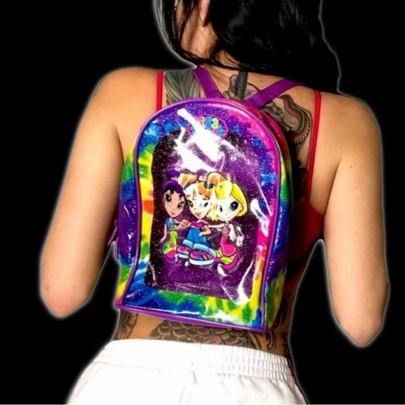 Lisa Frank Y2K Vintage Tie Dye Mini Backpack - Picture 10 of 10